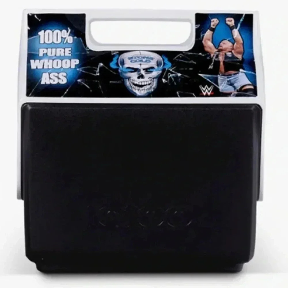 WWE 9 Cans Insulated Cooler Stone Cold Steve Austin Igloo Playmate New